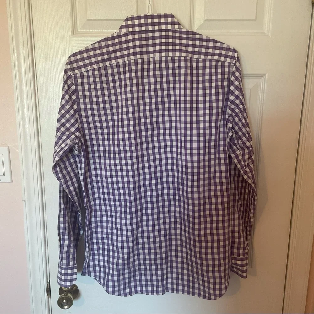 Men’s No-Iron Slim Fit Button Down Shirt - Picture 5 of 6